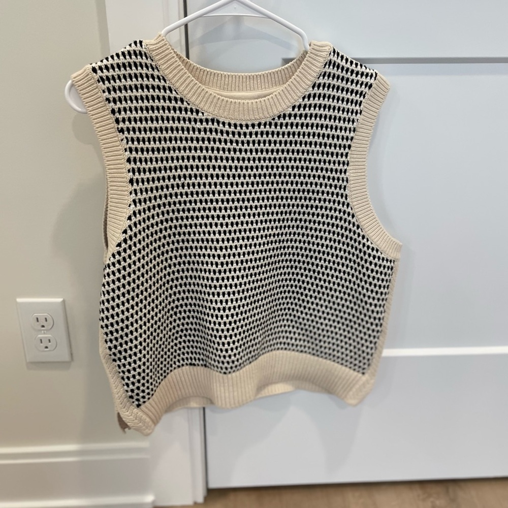 Anthropologie Varley Knowles textured knit vest - Picture 2 of 7